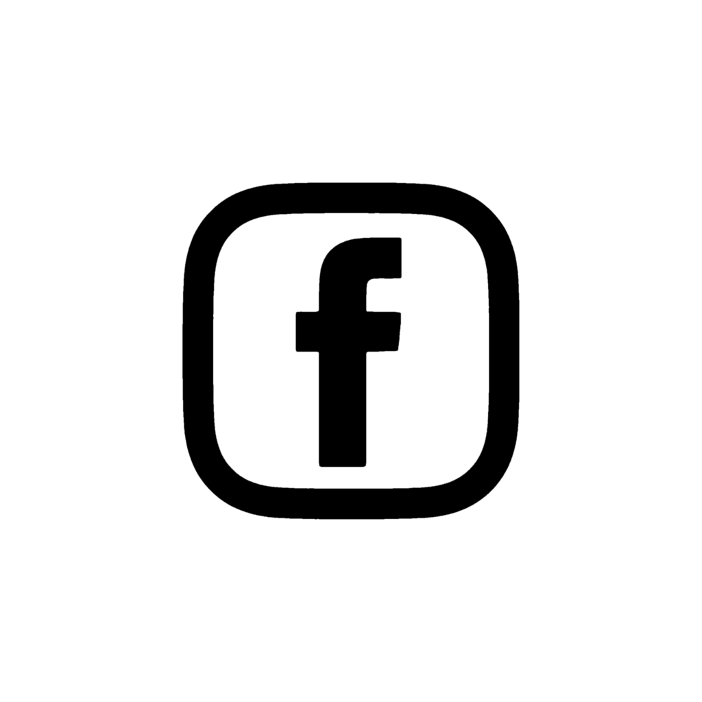 Facebook Logo Black and White
