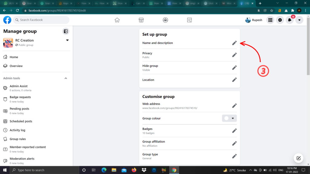 Manage group